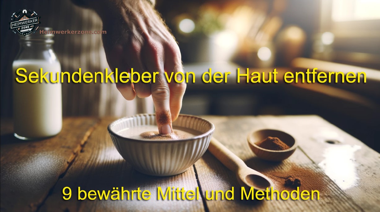 Wie Sekundenkleber entfernen von Haut, Stoff, Plastik und Metall?