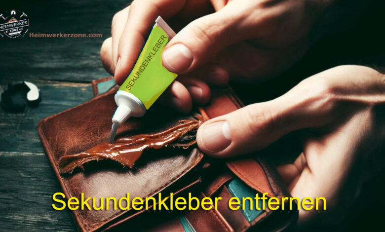 Sekundenkleber entfernen mit Hausmitteln