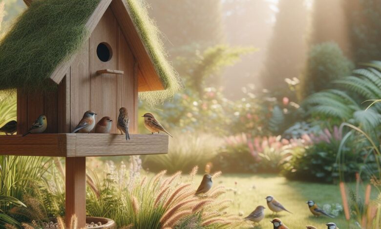 Selbstgemachtes Vogelfutterhaus DIY