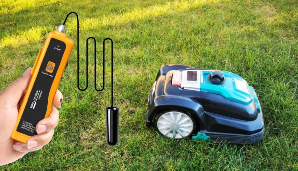 Mähroboter Kabelbruch Suchgerät im Alltags Test