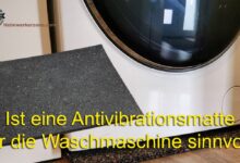 Ist eine Antivibrationsmatte fuer die Waschmaschine sinnvoll