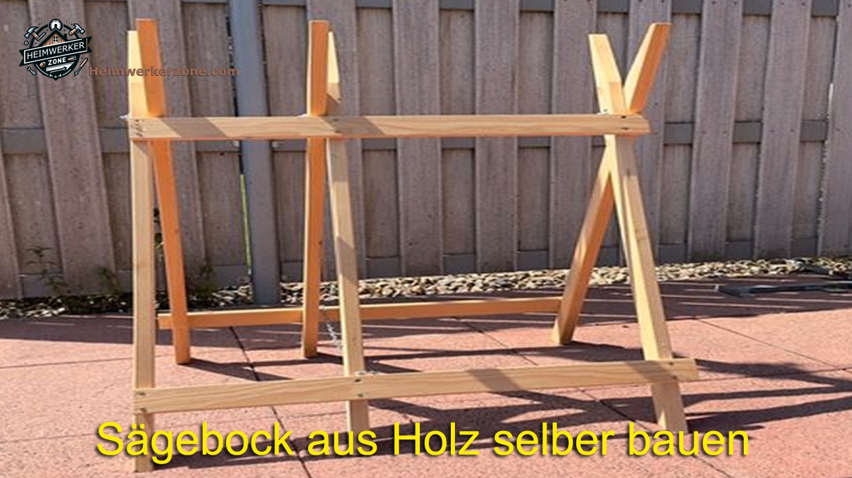 Saegebock aus Holz oder Paletten selber bauen