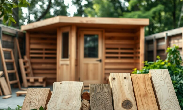 Welches Holz zum Saunabau