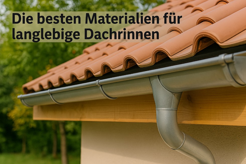 Die besten Materialien für langlebige Dachrinnen