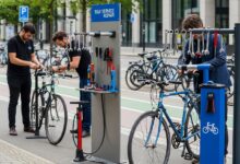 Fahrradreparaturstationen