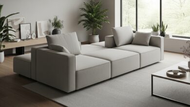 So kreieren Sie ein gemütliches Wohnzimmer: Modulare Sofas clever arrangieren
