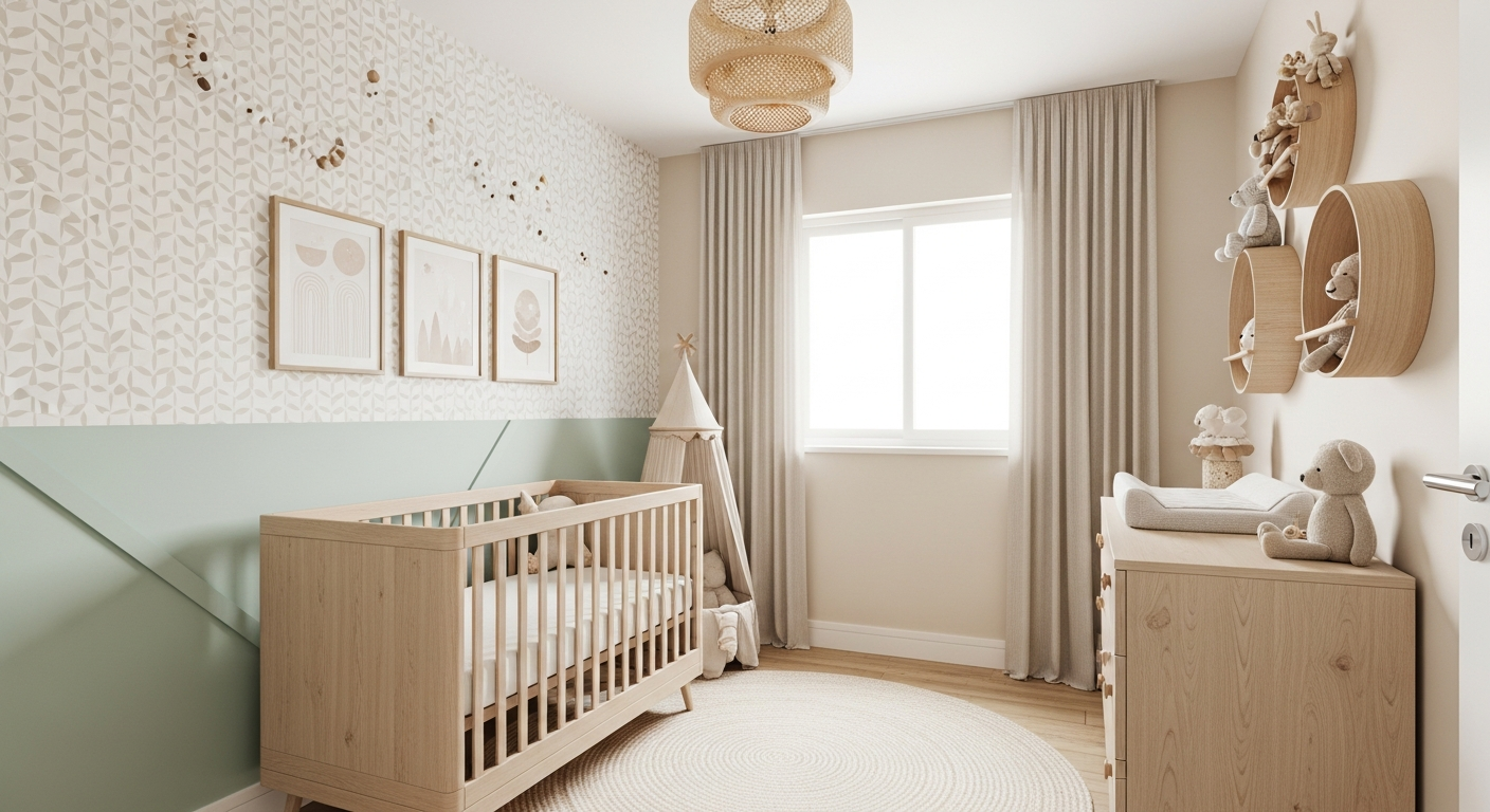 Babyzimmer streichen: Ideen für die Wandgestaltung