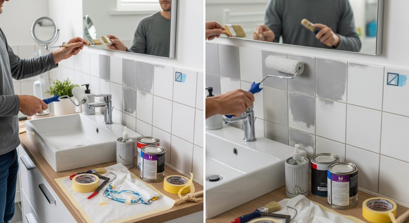 Badfliesen streichen: Geniale Ideen & Anleitung für DIY