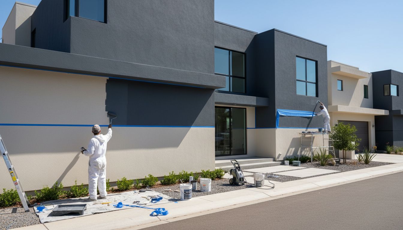 Fassade zweifarbig streichen: Ideen & Profi-Tipps