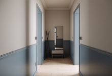 Flur zweifarbig streichen: Tipps für mehr Raumwirkung