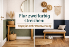 Flur zweifarbig streichen: Tipps für mehr Raumwirkung