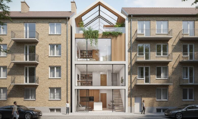 Grundriss schmales Haus 5m: Geniale Ideen für Baulücken