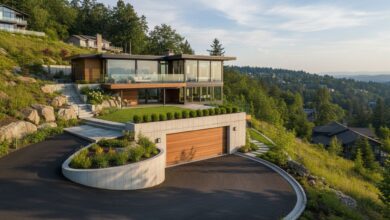 Haus in Hanglage: Zufahrt unten perfekt planen