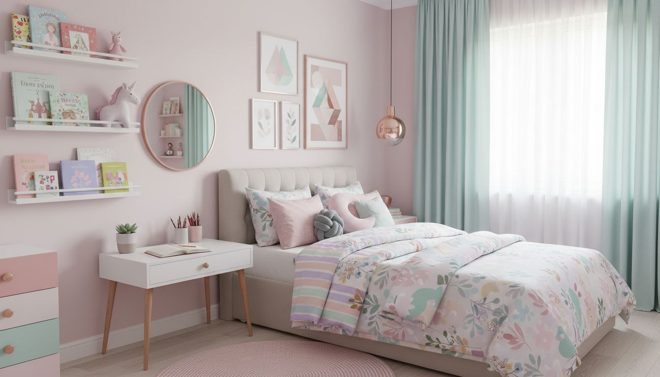 Wand streichen: Beste Ideen für Mädchenzimmer