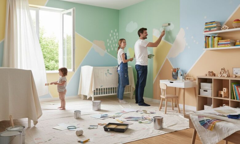 Kinderzimmer streichen: Ideen & Tipps für Eltern