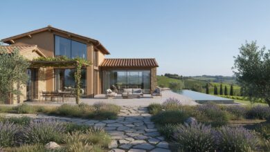 Modernes Toskana-Haus: Mediterranes Flair trifft Design