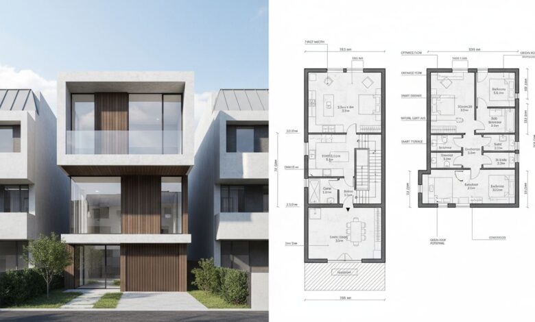 Schmales Haus 7m breit: Der perfekte Grundriss