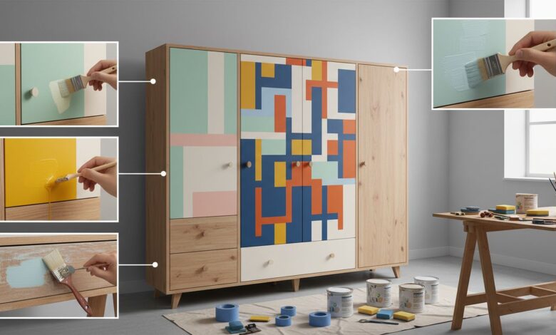 Schrank streichen Ideen: 6 kreative Looks & Anleitung