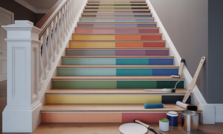 Treppen streichen: Die besten Ideen für Ihren Aufgang