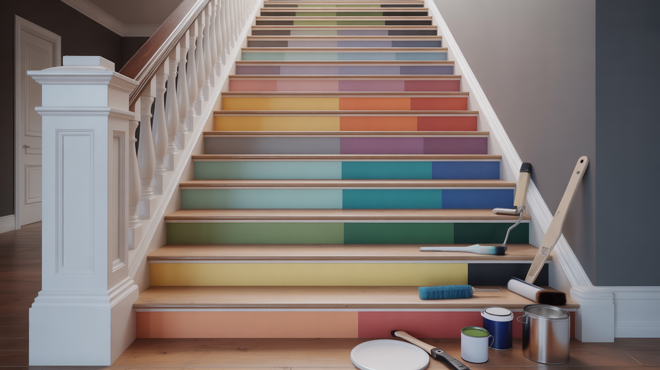 Treppen streichen: Die besten Ideen für Ihren Aufgang