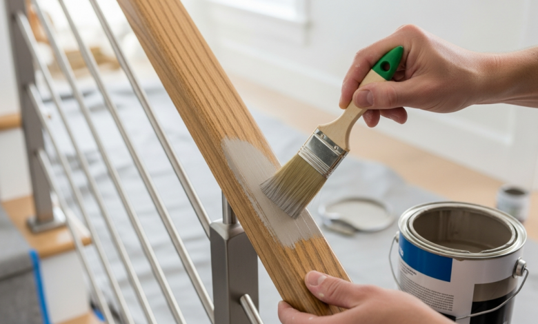 Treppengeländer streichen: Die besten Ideen & Anleitung
