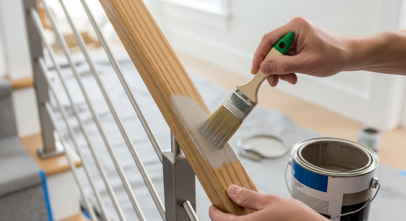 Treppengeländer streichen: Die besten Ideen & Anleitung