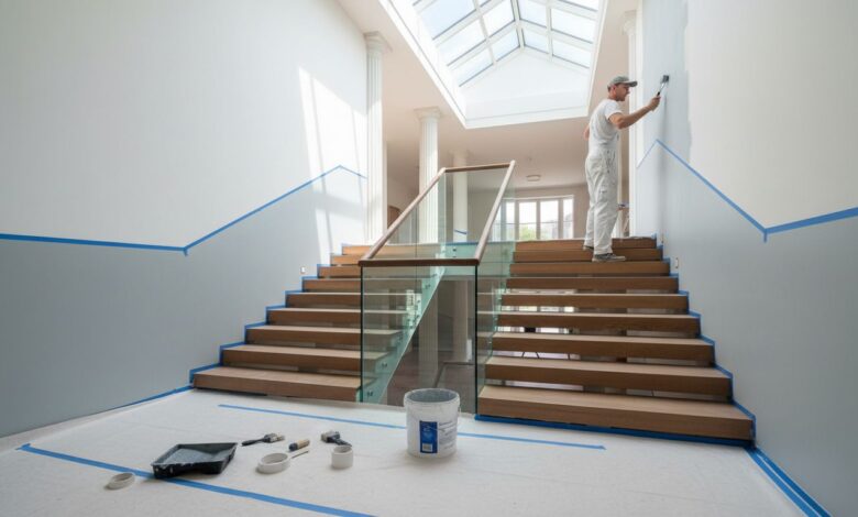 Treppenhaus streichen: Die besten Ideen & Profi-Tipps