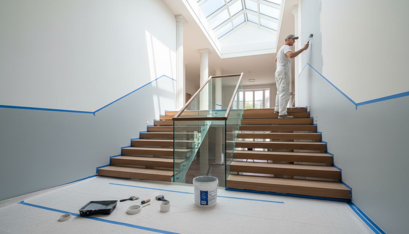 Treppenhaus streichen: Die besten Ideen & Profi-Tipps