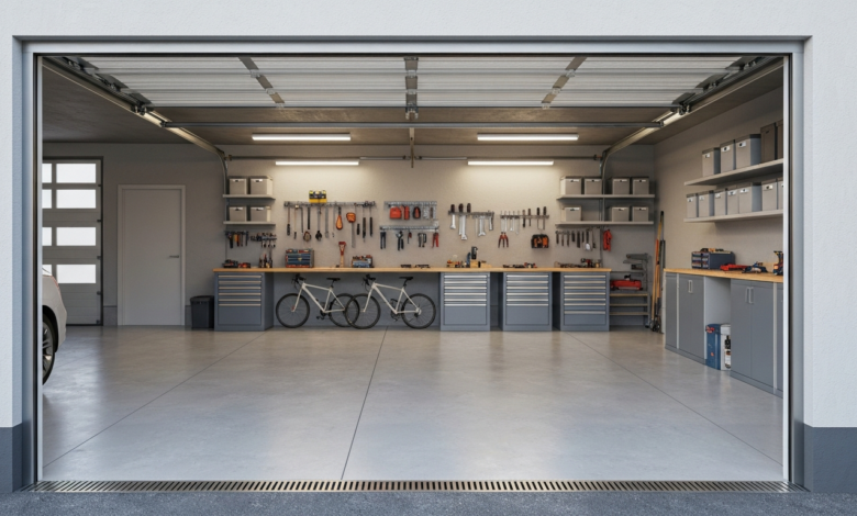 Garage einrichten: Tipps für Ordnung & Stauraum