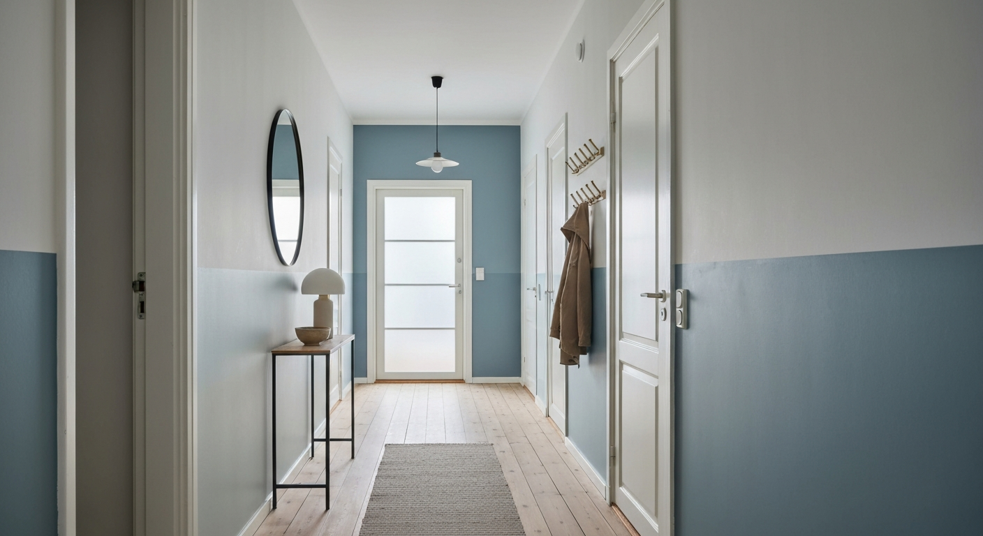 Flur streichen Ideen: So wirkt Ihr Eingangsbereich größer