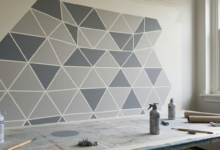 Wand streichen: Ideen & Muster in Grau für Ihr Zuhause