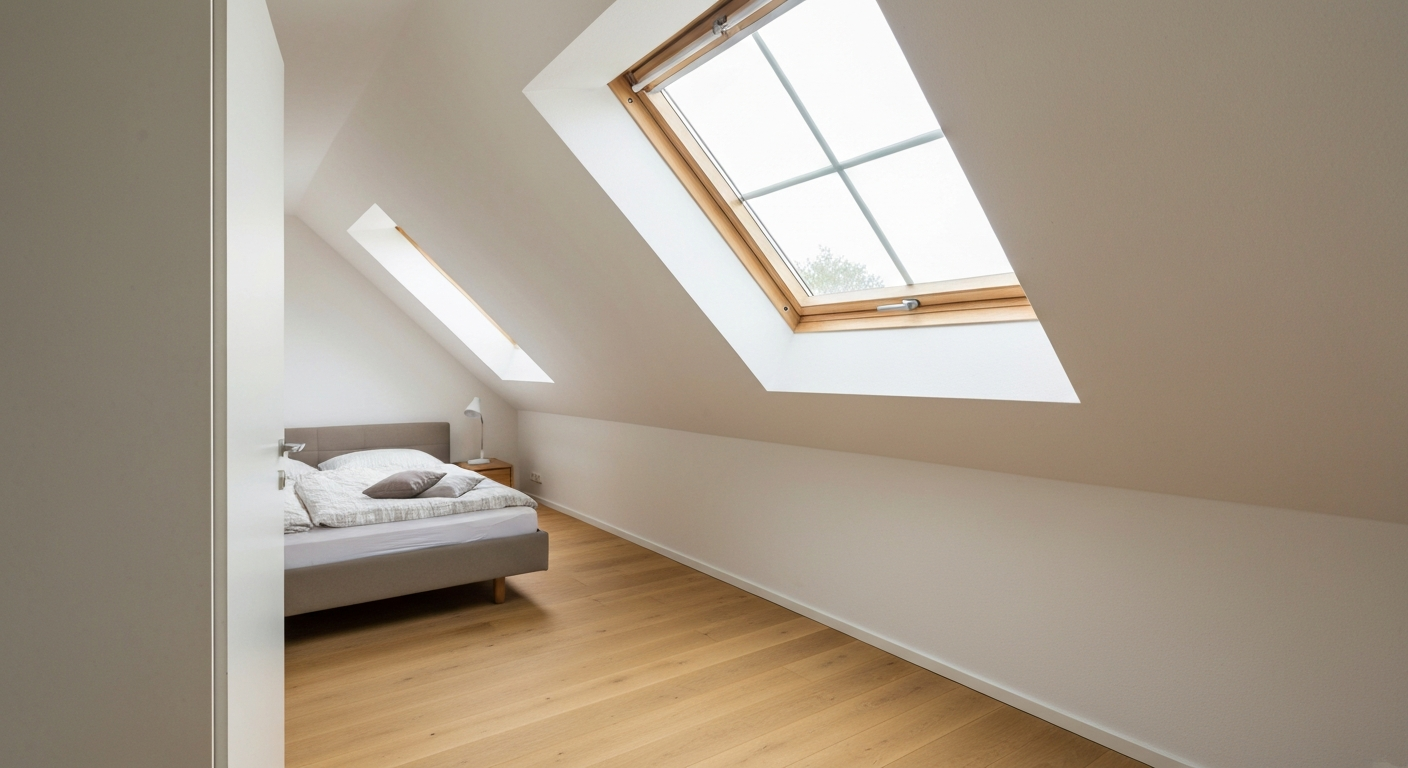 Dachschräge zweifarbig streichen: 6 geniale Ideen & Tipps