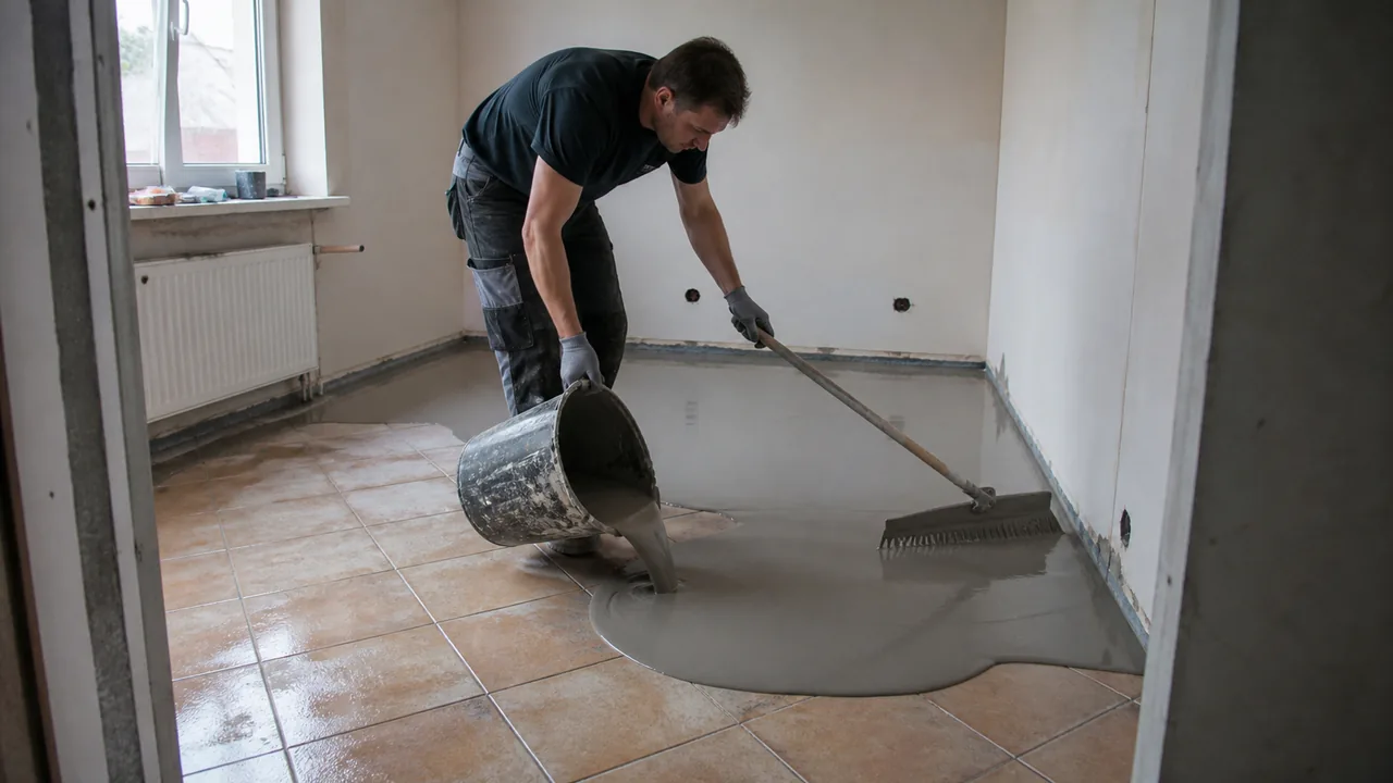 Ausgleichsmasse auf Fliesen auftragen: Anleitung für DIY