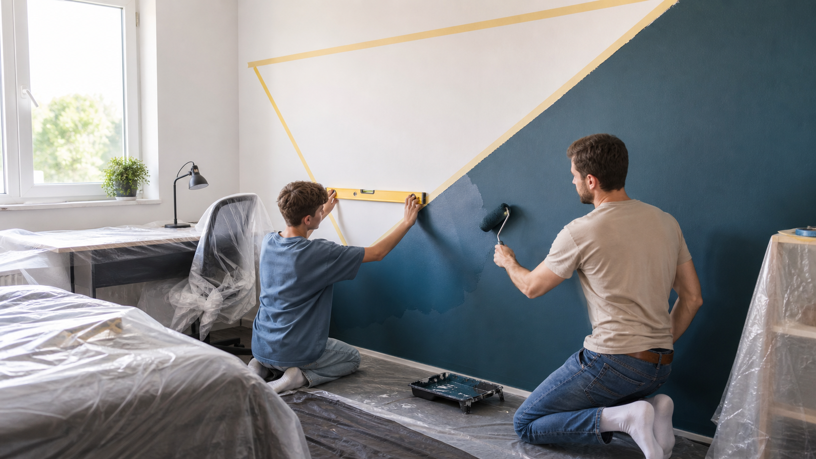 Jugendzimmer streichen: Farben, Ideen und Anleitung