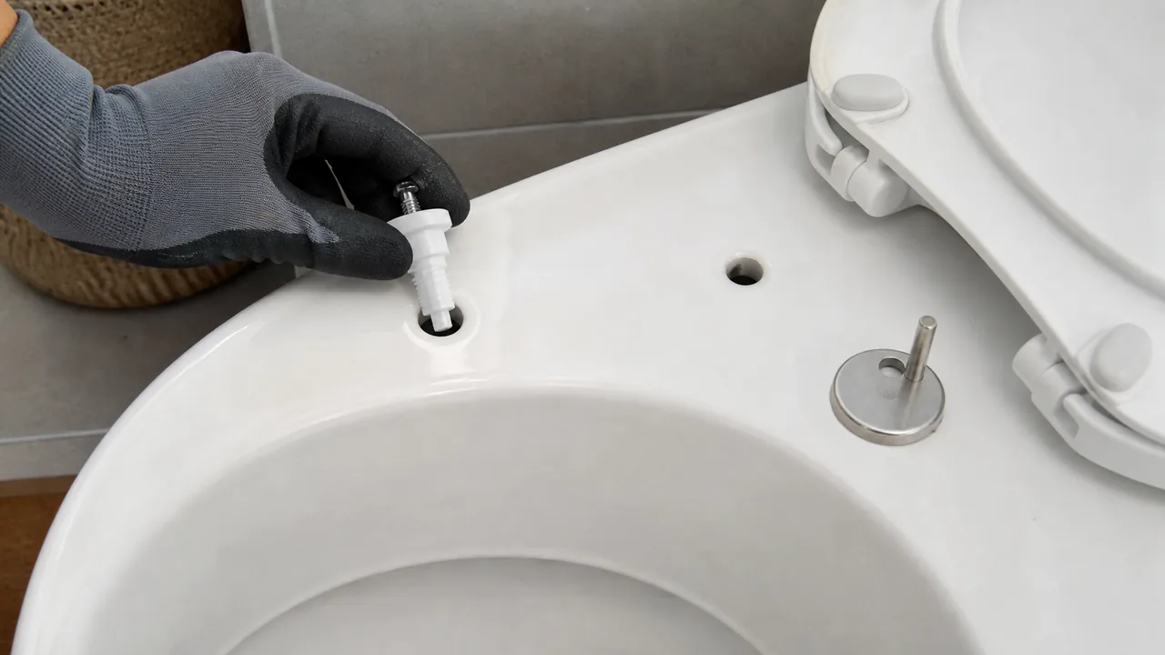 WC-Sitz von oben befestigen: Top-Fix richtig montieren