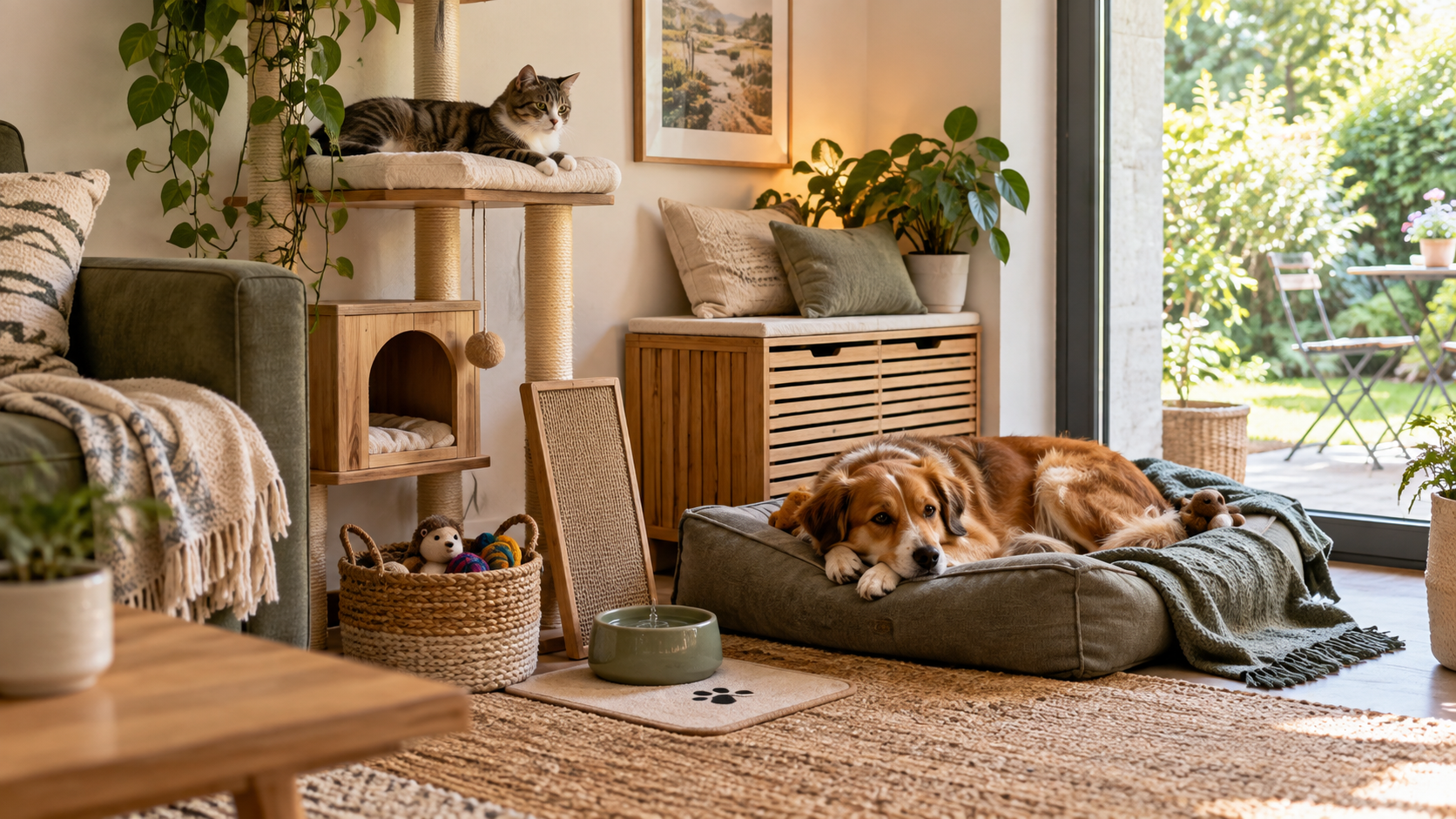 Tierfreundliche Ecke gestalten: 11 Ideen für Hund und Katze
